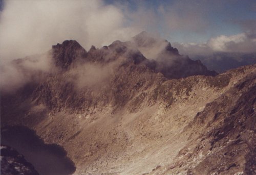 Krywań widziany z przełęczy Furkotnej